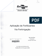 Aplicação de Fertilizantes Via Fertirrigação PDF