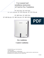 Actulux Manual SV 24V 48V Control Panel