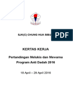 Kertas Kerja Pertandingan Mewarna Program Anti Dadah