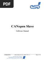 Can Open Slave Software Manual