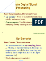 Multirate Digital Signal Processing