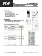 Silicon PNP Darlington Power Transistor: INCHANGE Semiconductor