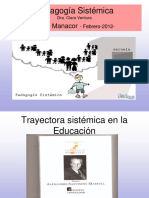 Pedagogía Sistémica (Dra. Clara Ventura) PDF