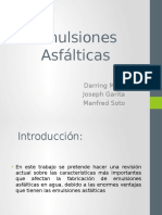 Emulsiones Asfalticas - Presentacion