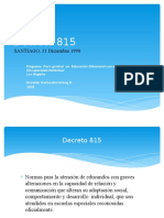 Decreto 815