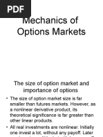 Mechanics of Options Markets