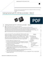 Getting Started With PIC 18F Microcontroller - MikroC PDF