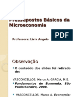 Pressupostos Básicos Da Microeconomia