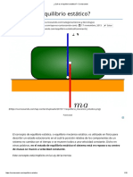 El Equilibrio Estático - Curiosoando