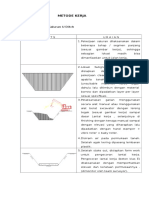 Metode Pelaksanaan Saluran U-Ditch Manual