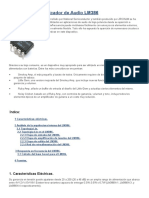 Análisis Del Amplificador de Audio LM741 y 386