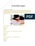 90 Contoh Soal Soal Bahasa Inggris Grammar