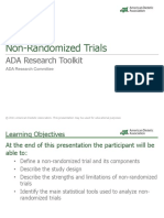 Non Randomized Trial