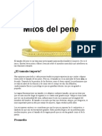 Mitos Del Pene