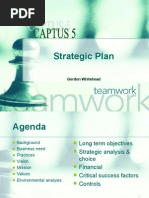 Sample Strategic Plan Presentation - Including Strategic Analysis Choice