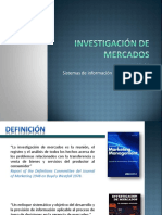 Investigación de Mercados Unidad 1