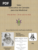 Taller Autocultivo de Cannabis para Uso Medicinal