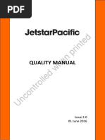 Quality Manual Issue 2.0 - 01 Jun 2016