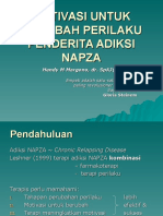 Motivasi Untuk Merubah Perilaku Penderita Adiksi Napza