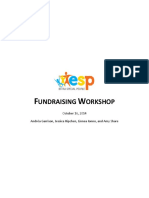 Fundraising Workshop Garr