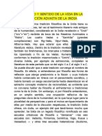 Desapego y Sentido de La Vida en La Tradición Advaita de La India