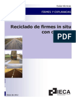 FT Reciclado de Firmes in Situ Con Cemento PDF