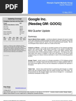 Google Inc. (Nasdaq GM: GOOG) : Mid Quarter Update