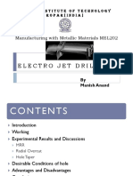 Electro Jet Drilling