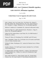 Richard Reahard Ann P. Reahard v. Lee County, 968 F.2d 1131, 11th Cir. (1992)