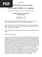 United States v. Thomas Joseph Carroll, 510 F.2d 507, 2d Cir. (1975)