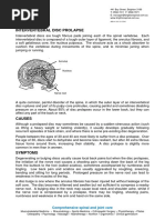 Intervertebral Disc Prolapse: Annulus