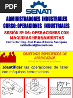 Operaciones Con Maquinas Herramientas