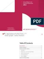 Crimsonwing PLC Annual Report 2011