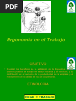 Ergonomia en El Trabajo