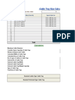 43 Calculate Cable Tray Size 1.1.15