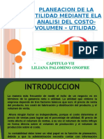 Planeacion de La Utilidad Mediante Ela Analisi Del Costo-Volumen - Utilidad