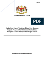 Kadar Tuntutan PDRM