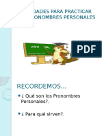 Pronombre Personal