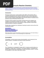 Pericyclic Reaction Chemistry