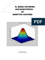 Radial Basis Network: An Implementation OF Adaptive Centers: Nivas Durairaj Final Project For ECE539