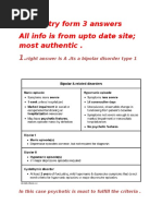 USMLE Step 2 CK: CMS: Psychiatry Form 3