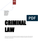 Criminal Law - Justice Velasco's Cases