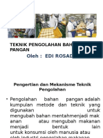 Teknik Pengolahan Bahan Pangan