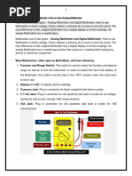 How To Use Digital Multimeter