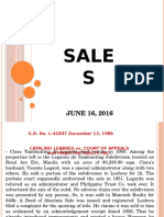 Philippine Civil Code Law On Sales - Case Digest (Powerpoint Presentation)