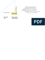 Bond Valuation Formulas in Excel