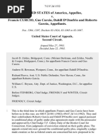 United States v. Francis Curcio, Gus Curcio, Dahill D'OnOfriO and Roberto Garcia, 712 F.2d 1532, 2d Cir. (1983)