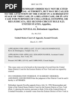 United States v. Agustin Novellas, 108 F.3d 1370, 2d Cir. (1997)