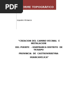 Informe Topografico....