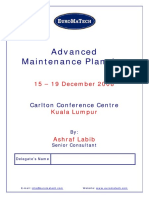 Maintenance Planning Training